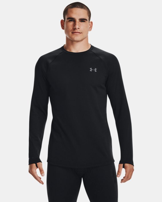 Men's UA Base 4.0 Crew in Black image number 0